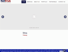 Tablet Screenshot of netfrux.com
